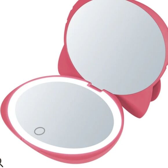 Impressions X Hello Kitty Kawaii Battery Compact Mirror w/Special Finish- Red - Picture 3 of 8